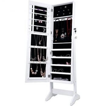 Langria Free-Standing Mirrored Jewelry Locker