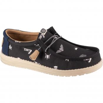 Hey Dude Wally Stars N Skulls Print – Baskets Masculines à Motif Squelettes