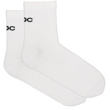 Calcetines POC Cadence Road Cortos en Blanco