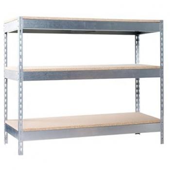 Simonrack Plan de Travail Métallique Galva/Madera