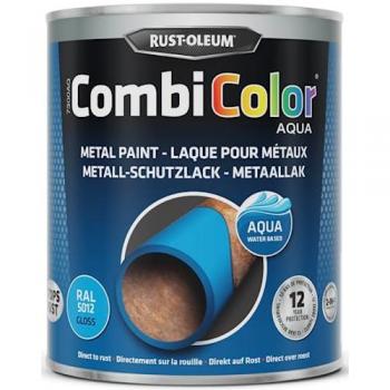 Peinture antirouille Combicolor Aqua 750ml RAL 5012