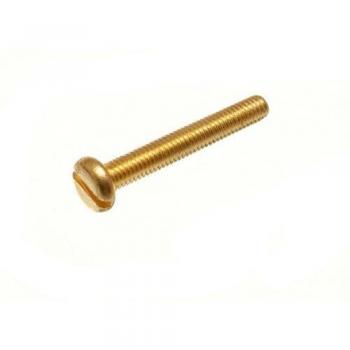 Brass Machine Screws Pan Head Slotted M3 3MM x 20MM