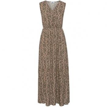 Buffalo Damen Maxikleid grün khaki-sand