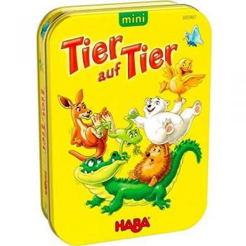 Mini Lata de Juegos de Animales Haba