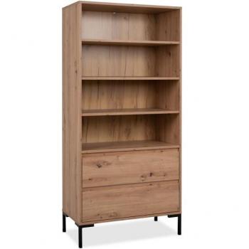 Finori Regal in Dekor Artisan Oak, BxHxT: 77,5x165x40 cm