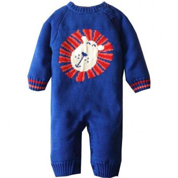 Vêtement d’hiver coton 0-18 mois, pull une pièce, manches longues, barboteuse