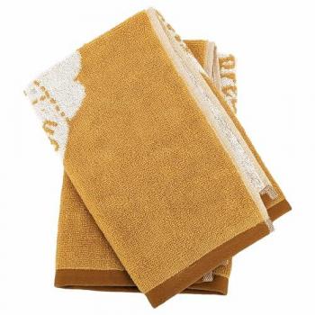 Lot de Torchons Éponge 50x50 cm Jaune Grilluxe