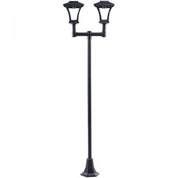Éclairage solaire pour terrasse – Lampadaire SWL‑25, blanc lumineux, 12 lm