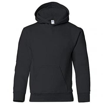 Gildan 18500B Heavy Blend Hooded Top – Kids (Black)