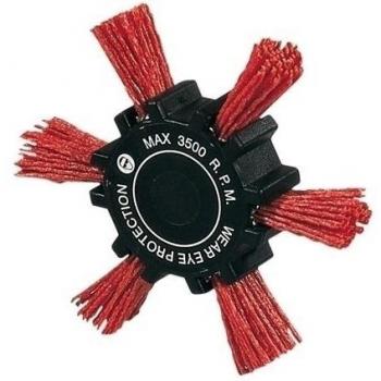 Cepillo de Nylon Rojo 100Mm Ratio