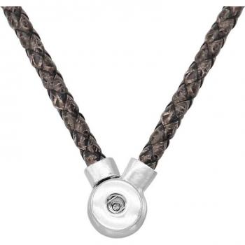Bijoux bouton-pression en cuir PU 18mm NE196