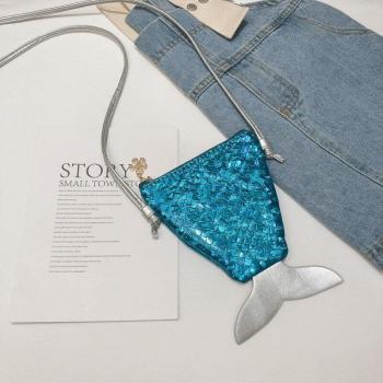 Girls 6 Color Mermaid Tail Mini Bag