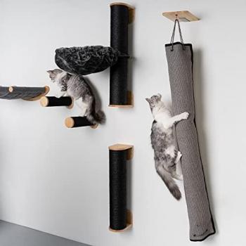 Muro de Escalada y Rascado para Gatos