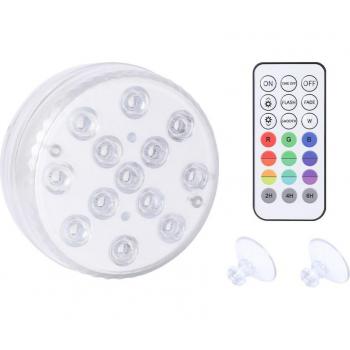 LED 16 couleurs, télécommande 13 boutons, lampe submersible IP68, éclairage extérieur et bol festif