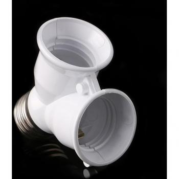 E27 Adapter für zwei Lampen