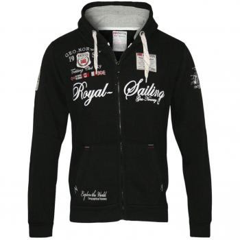 L–Größe Norwegischer Fighter‑Jacken‑Design – Schwarze Variante