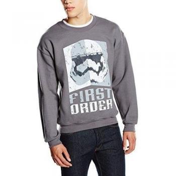 Sudadera gris Star Wars VII Primer Orden Stormtrooper