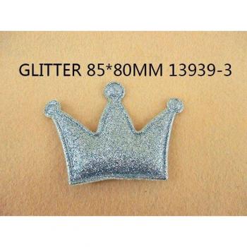 80x60mm Crown Design Fabric Patches
