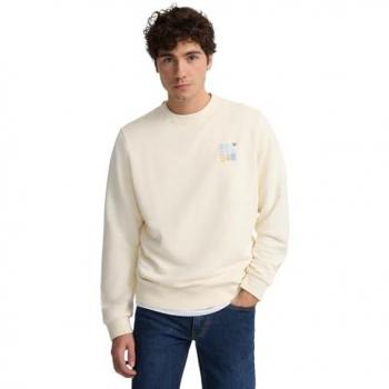 Hoodie Silbon Crema con Diseño Geométrico