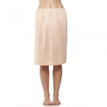 Beige 24 Camille Half‑Slip Under Skirt – Cling Free, Size 10