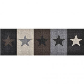 Vidaxl Tapis De Cuisine Lavable Étoiles 60x300 Cm