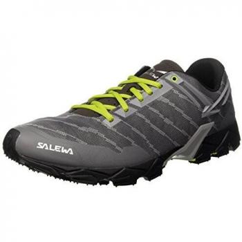 Salewa Men's Ms Lite Train K Low Rise Hiking Shoes, Grey (Quiet Shade/Cactus 535), 7.5 UK