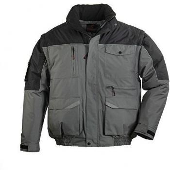 Blouson chaud Coverguard 2en1 Manches Amovibles Gris/Noir