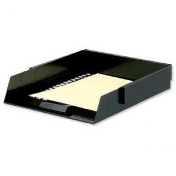 Star Office Letter Tray High-impact Polystyrene Black