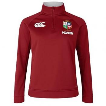 UK14 British & Irish Lions Women’s 1/4 Zip Fleece – Red
