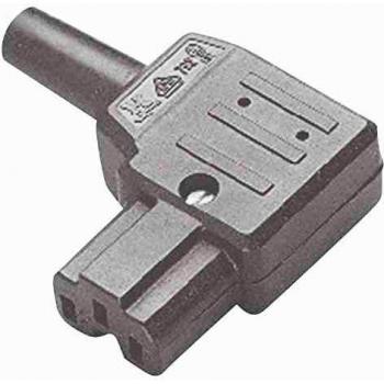 792/ws/C Socket Connector, Angled, 2+PE Pins, 10A, White