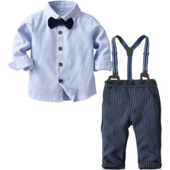 Céleste Rouge : Chemise et Pantalon de Fête pour Bébé