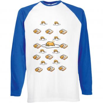Lazy Egg Gudetama Men Women Long Sleeve Tee S