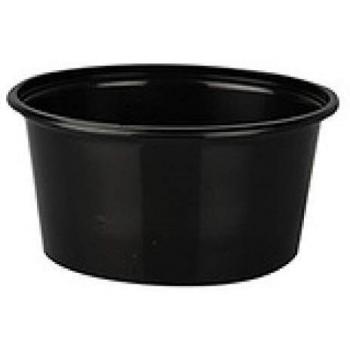 Vinaigrette Rond 50 ml – Papstar Noir