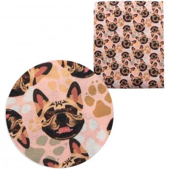 Animal Stripe Printed Fabric for Doll Making