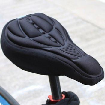 Selle de vélo VTT en silicone 3D, coussinet ultra doux