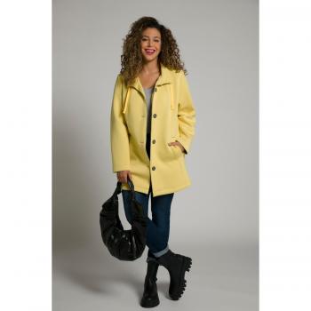 Scuba Jacket Donna Giallo 48/50 – Collo Alto, Svasata – Ulla Popken