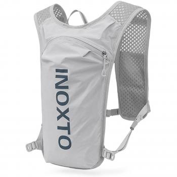 Veste Sac 5L Outdoor Run Gris Bleu Sombre