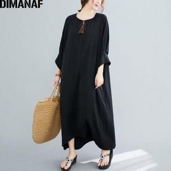 Vestido Largo Borlas DímanaF – Talla Extra Grande