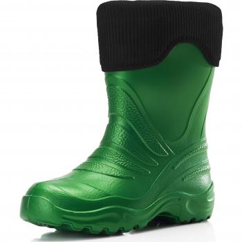 Ladeheid Kinder Gummistiefel gefüttert LA-861 (Grün/Schwarz, 26/27 EU)