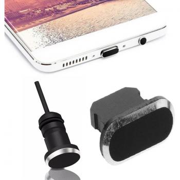 2PCS Metal Charging Port + 3.5mm Earphone Port Dust Plug for iPhone 6 Plus/6s Plus