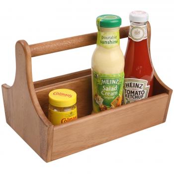 Woodware Panier Condiments Acacia T&G