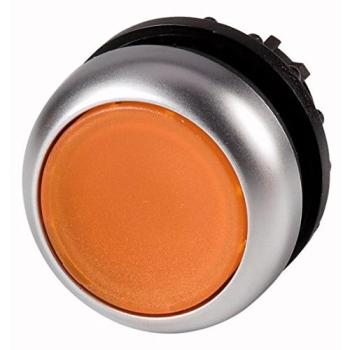 Eaton 167429 – M22‑DL‑A Orange Illuminated Momentary Push Button (IP67/IP69K) – RMQ‑Titan Flat