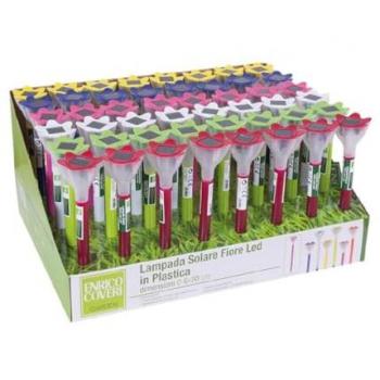 Pack 48 Luminarias LED Forma Flor – Energía Solar