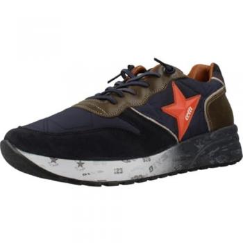Zapatillas Hombre CETTI 1353 Ante Estrella Azul Marino