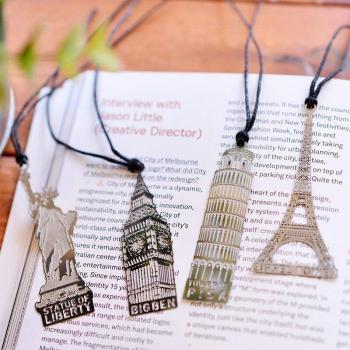 Cute European Landmark Bookmarks