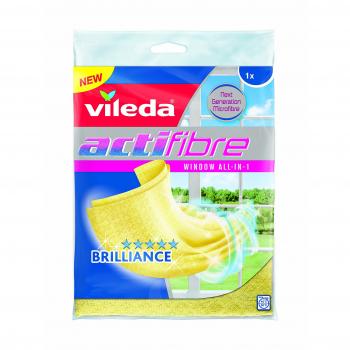 Vileda Actifibre Vetri e Finestre 36x32cm 1pz Panno