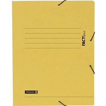 Brunnen Sammelmappe A4 FACT!plus gelb 375g/qm