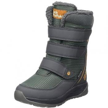 Jack Wolfskin Polar Boot Texapore High VC Kids Wasserdichte Winterstiefel Kinder 32 green slate green