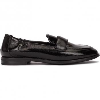 Mocasines de mujer en charol negro modelo BONARES