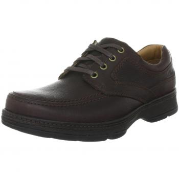 Clarks Star Stride 203256208, Herren Freizeitschuhe, Braun (Leder), EU 45